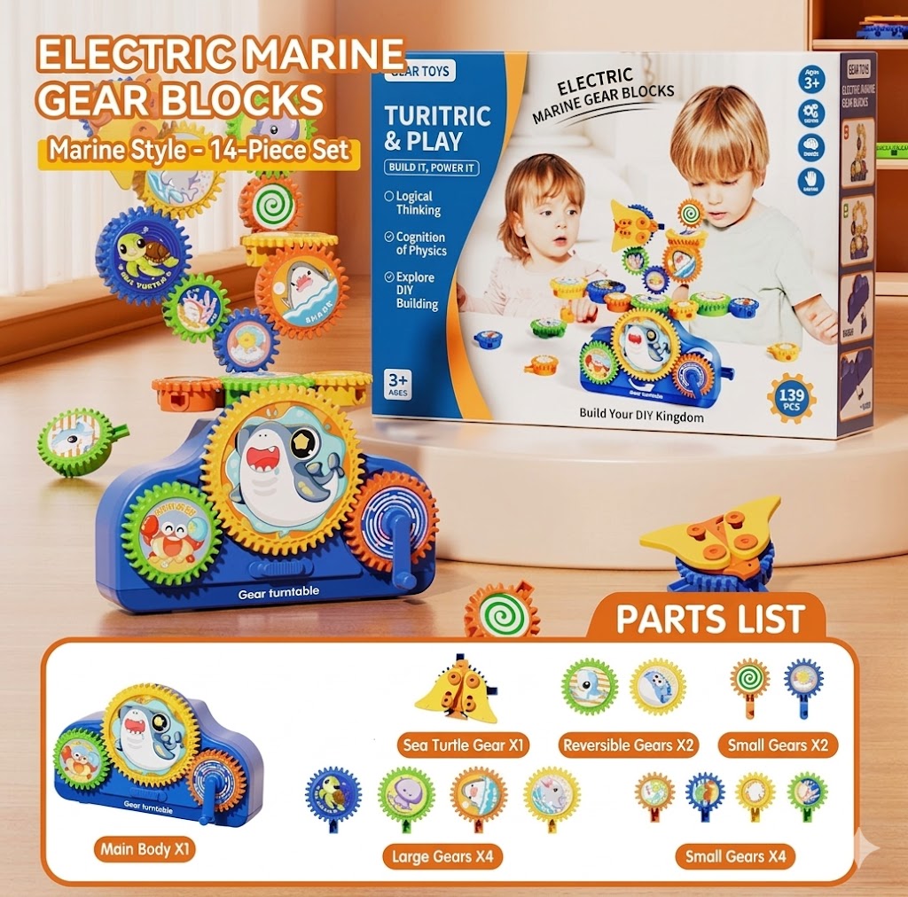 Electric Gear Building Set