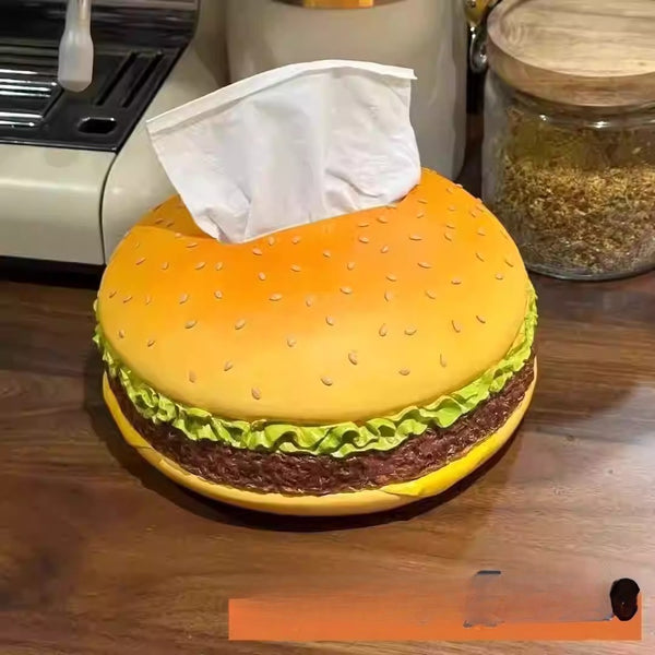 Realistic Hamburger Tissue Box