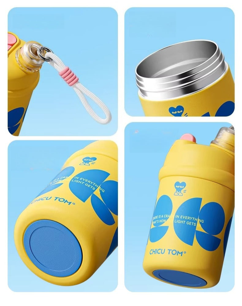 Dual-Sip Insulated Travel Tumbler