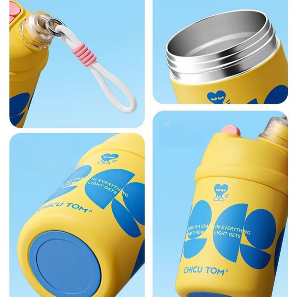 Dual-Sip Insulated Travel Tumbler