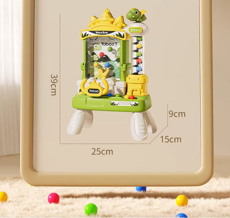 Dinosaur Castle Interactive Marble Catching Game