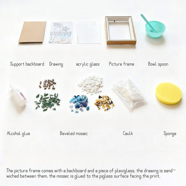 Mosaic Art Frame DIY Kit