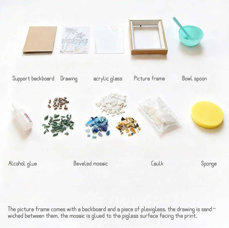 Mosaic Art Frame DIY Kit