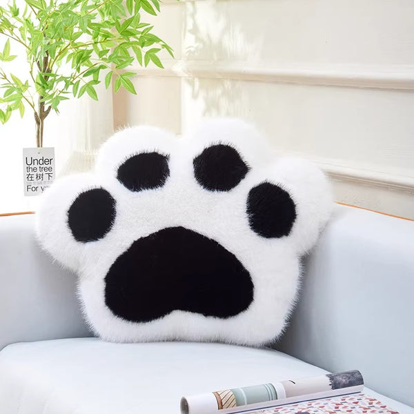 Plush Cat Paw Comfort Pillow