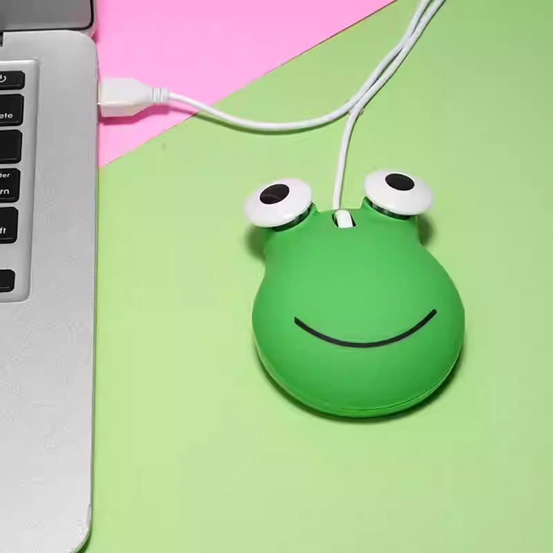 Frog Shaped Silent Computer Mouse