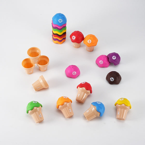 Ice Cream Stacking Cones - Early Learning Activity Set