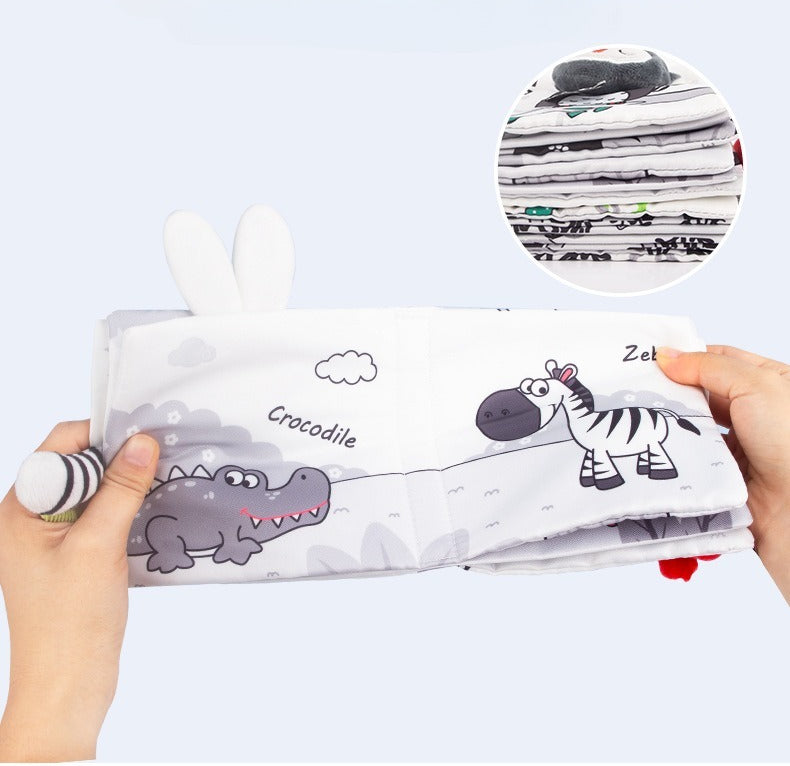 Baby Black & White Sensory Soft Cloth Book