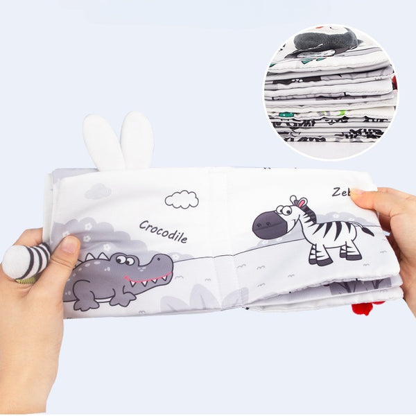 Baby Black & White Sensory Soft Cloth Book