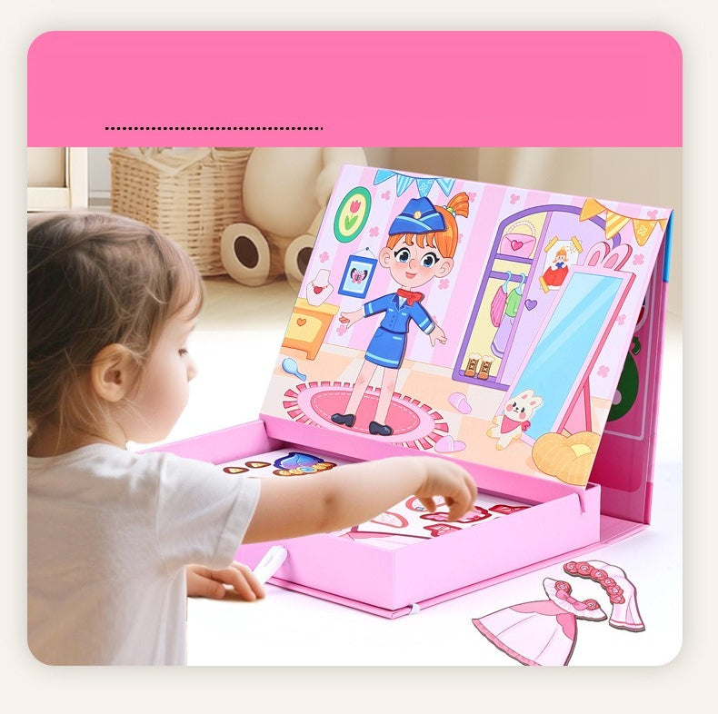 Magnetic Portable Dress-Up Activity Box