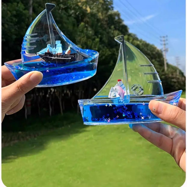 Liquid Motion Sailboat Desk Ornament