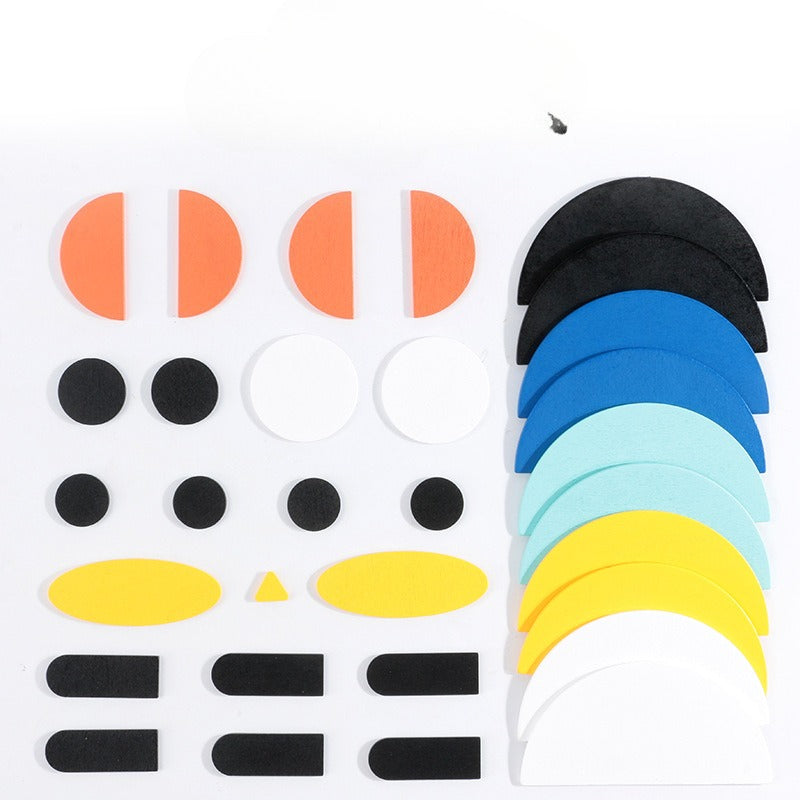 Geometric Animal Blocks & Pattern Cards Creative Set