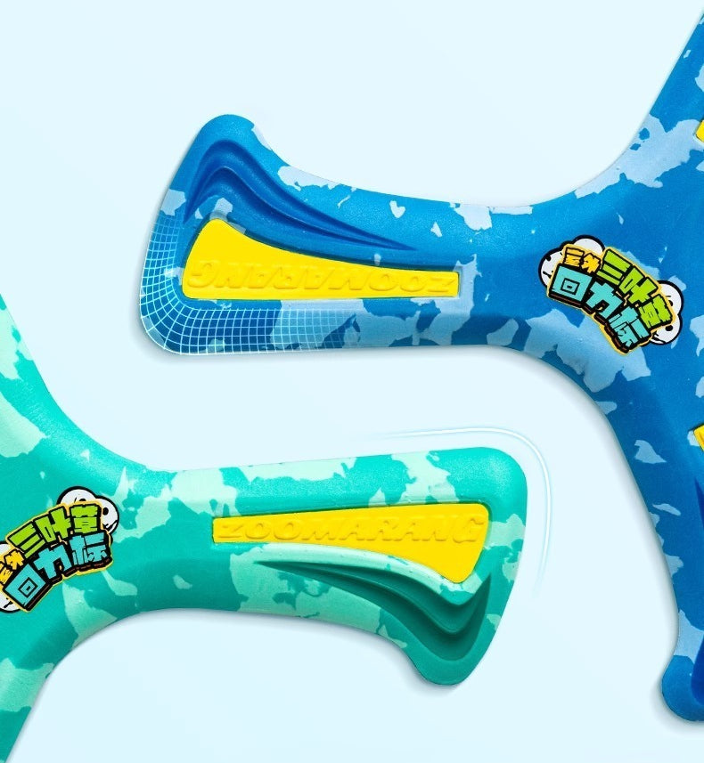 Soft EVA Three-Leaf Boomerang for Outdoor Play