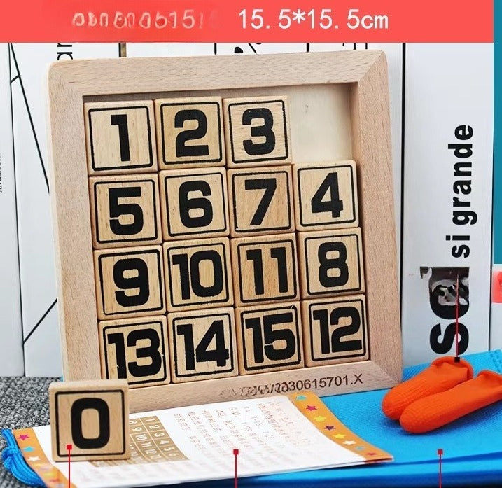 Wooden Geometric Block Puzzle