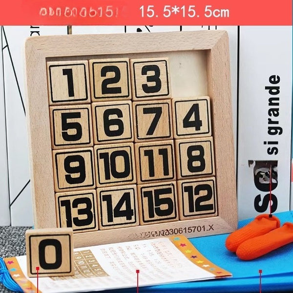 Wooden Geometric Block Puzzle