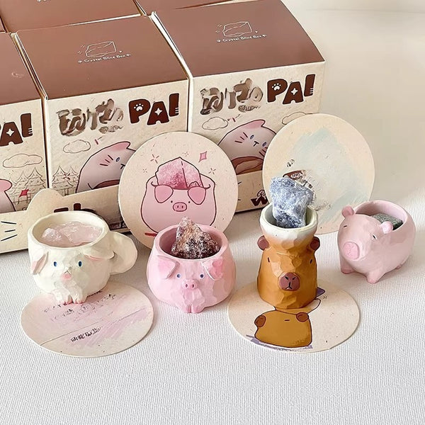 Animal Crystal Stone Aroma Diffuser Blind Box