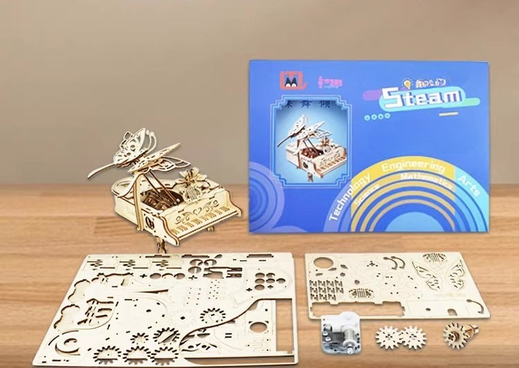 DIY Wooden Piano Music Box Kit