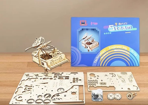 DIY Wooden Piano Music Box Kit