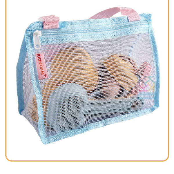 Kids' Wheat Straw Beach Sand Toy Set with Carry Bag