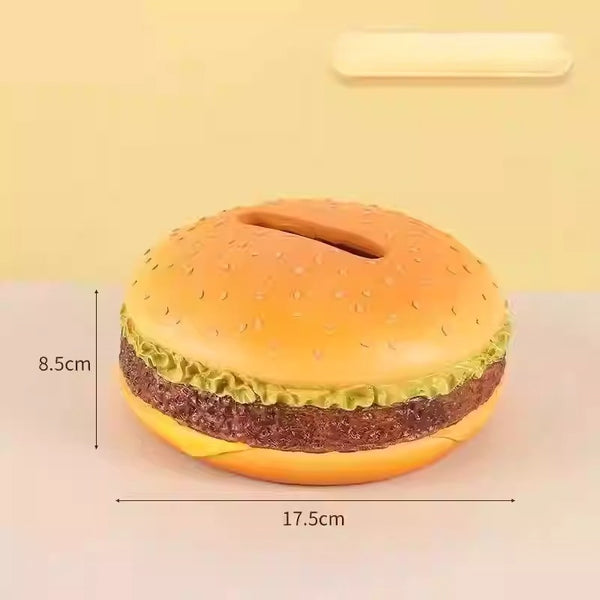 Realistic Hamburger Tissue Box