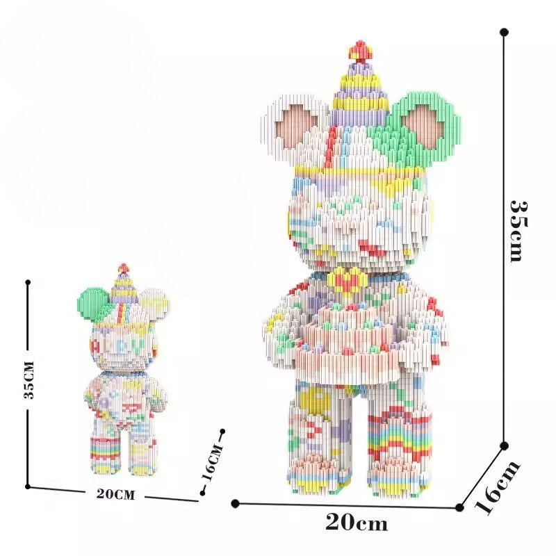Large Bear Building Block Model (32cm)