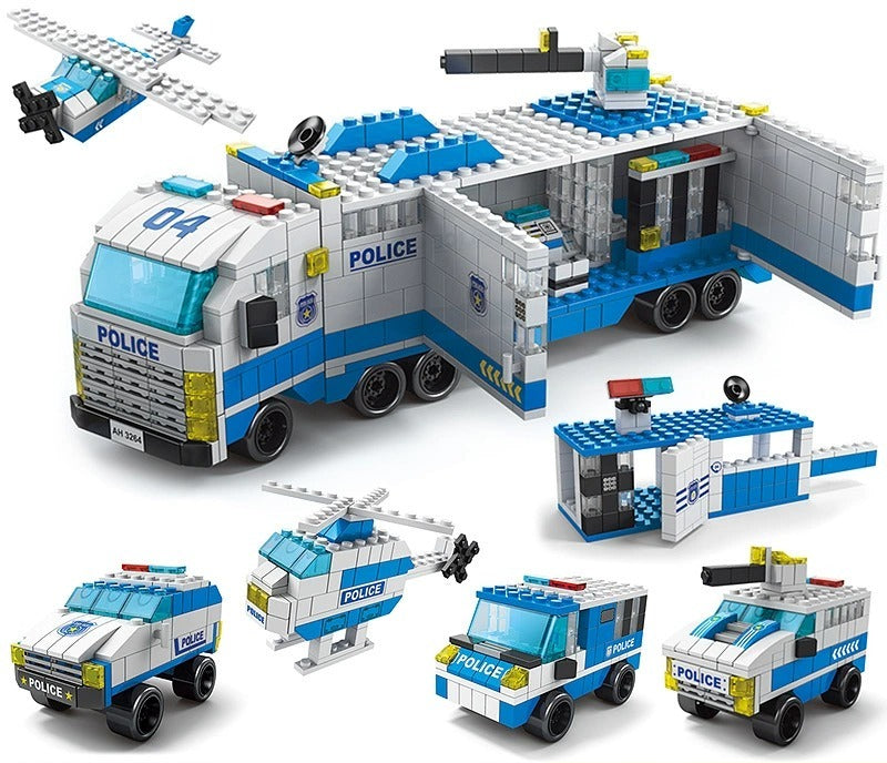Build & Rebuild 6-in-1 Themed Building Blocks