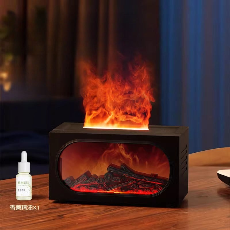 Miniature Fireplace Flame Humidifier
