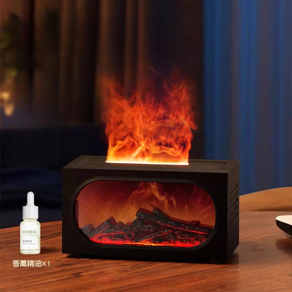 Miniature Fireplace Flame Humidifier