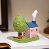 Hand-Carved Wooden Tree Desktop Ornament FantastiKurios