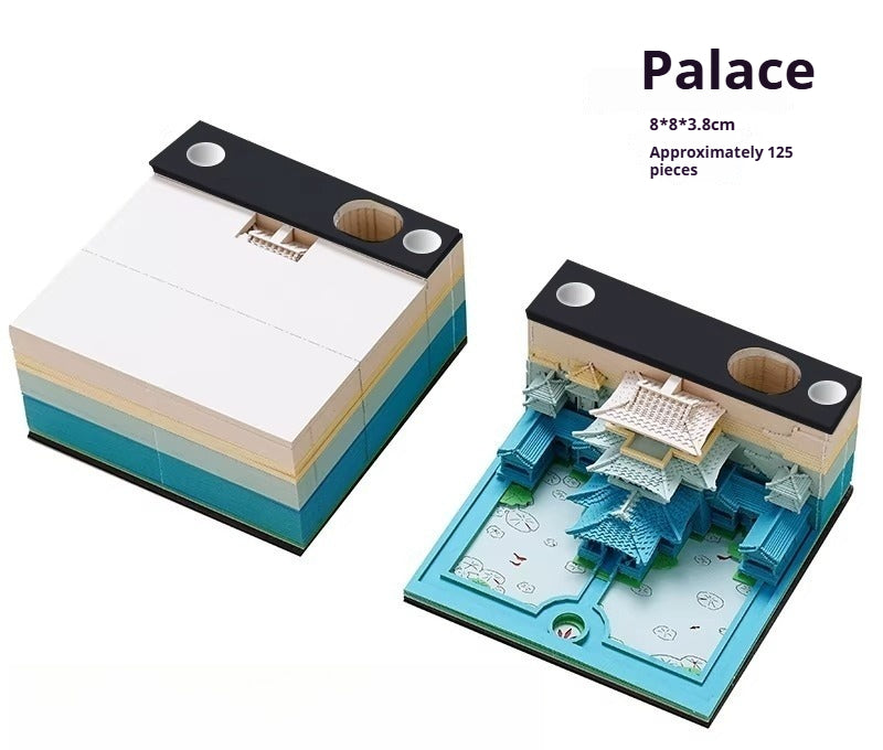3D Paper Sculpture Memo Pad