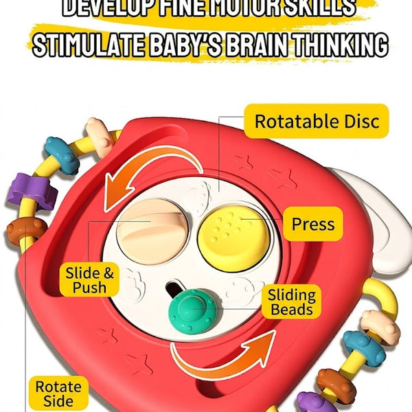 Infant & Toddler Rocket Bead Maze Activity Toy