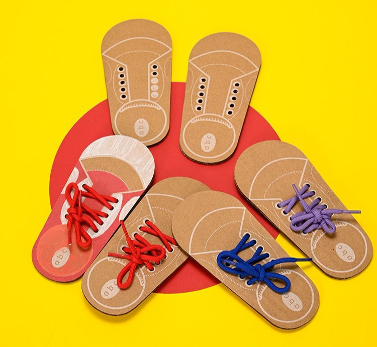 Kids Shoelace Tying Activity Kit
