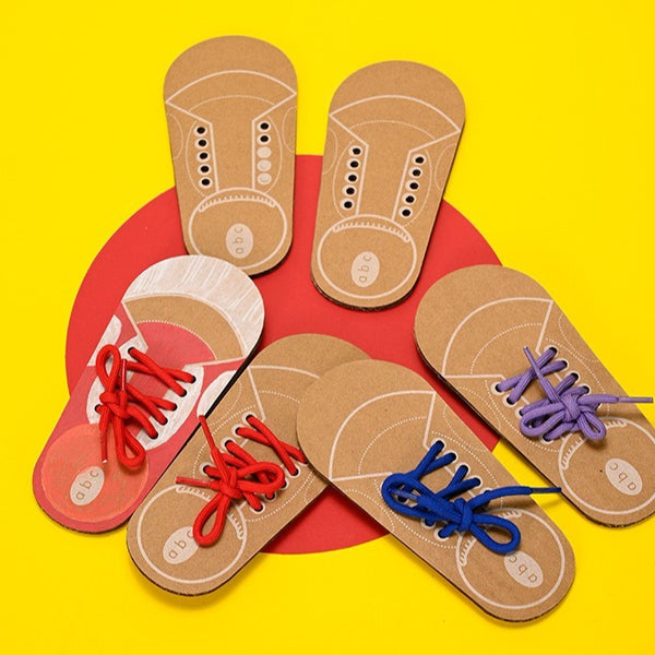 Kids Shoelace Tying Activity Kit