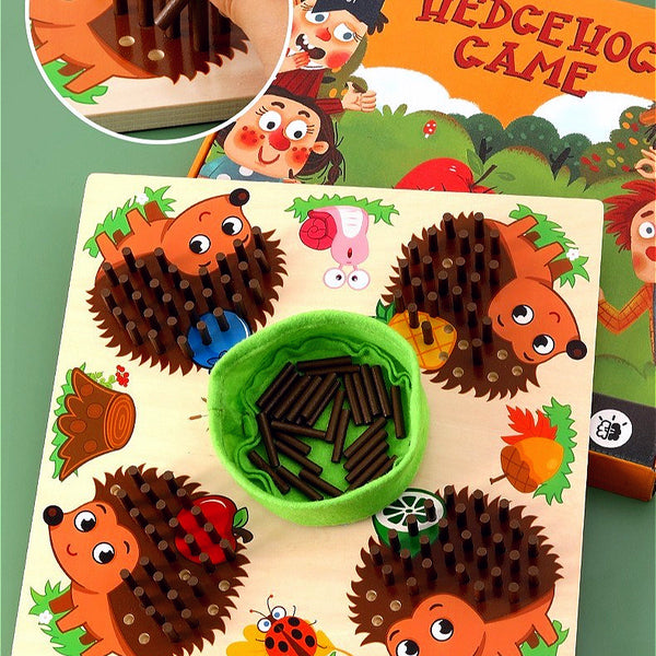 Hedgehog Peg Board Counting Game
