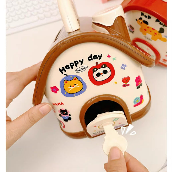 Whimsical Cottage Money Bank