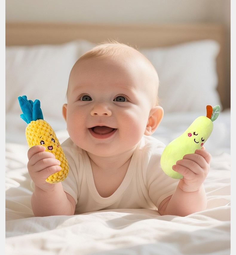 Soft Vegetable and Fruit Rattle Set