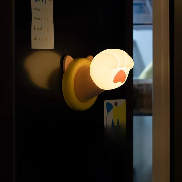 Magnetic Reaching Cat Paw Night Light