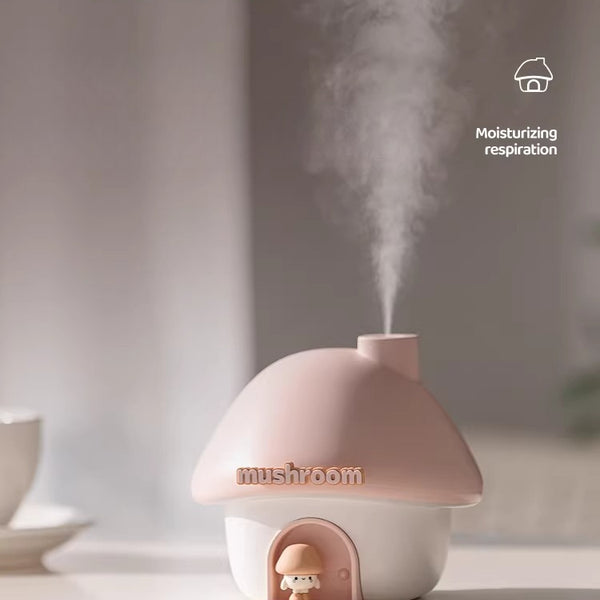 Mushroom House Humidifier and Sunset Night Light