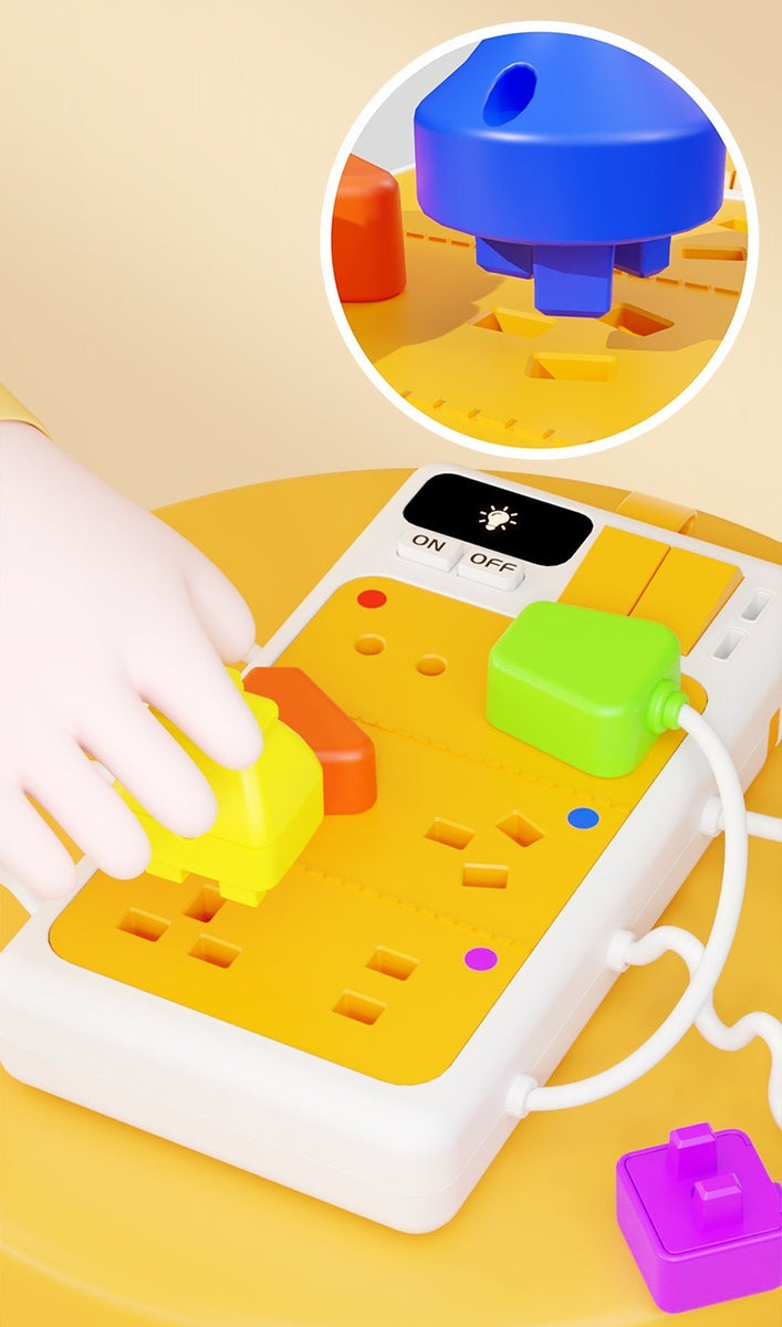 Toddler Busy Board Electrical Safety Plug-in Toy