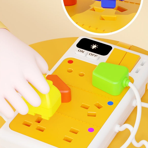 Toddler Busy Board Electrical Safety Plug-in Toy