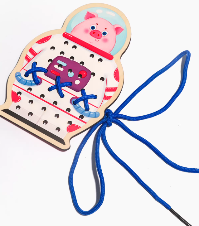 Animal Occupation Lacing & Threading Board Set