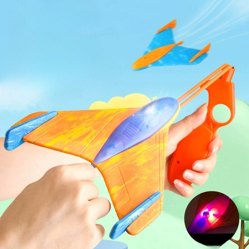 Catapult Foam Glider Plane with Flashing Lights