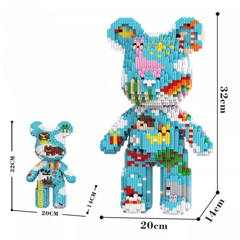 Large Bear Building Block Model (32cm)