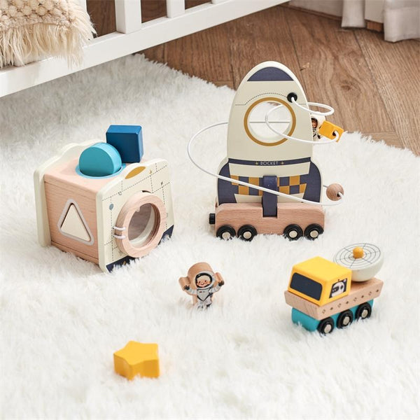 Wooden Space Discovery Activity Toys