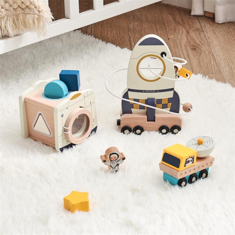Wooden Space Discovery Activity Toys