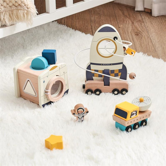Wooden Space Discovery Activity Toys