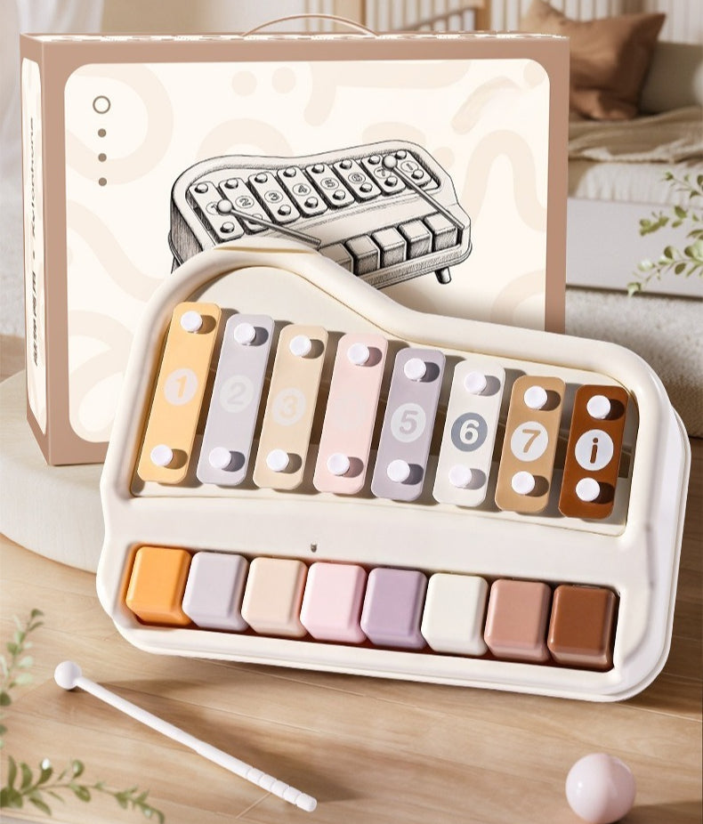 8-Key Dual Play Piano and Xylophone