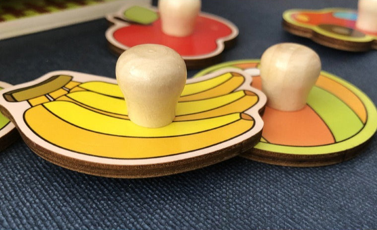 Wooden Peg Puzzle for Early Learning