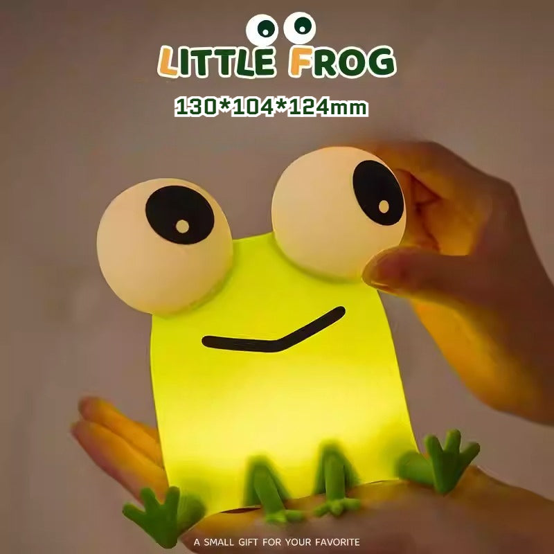 Big Eyed Frog Silicone Night Light
