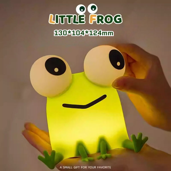 Big Eyed Frog Silicone Night Light