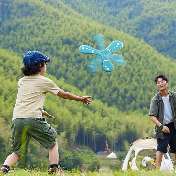 Soft EVA Three-Wing Return Boomerang